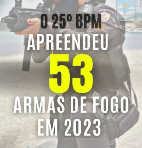 Leia mais sobre o artigo 25° BPM se destaca em número de apreensão de armas no Estado