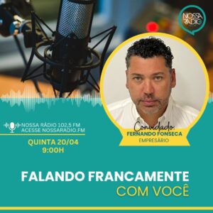 Leia mais sobre o artigo Empresário do Parque Aquático e de Aventuras no Peró ‘ Falando Francamente Com Você ‘ nesta quinta