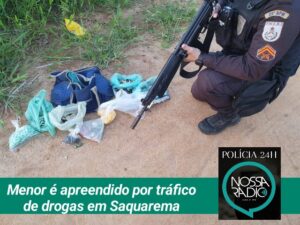 Leia mais sobre o artigo Menor é apreendido por tráfico de drogas em Saquarema