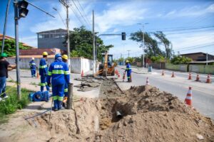 Leia mais sobre o artigo Prolagos conclui mais uma etapa da obra de rede de água para os distritos de Arraial do Cabo