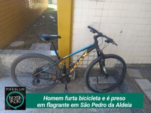 Leia mais sobre o artigo Homem furta bicicleta e é preso em flagrante em São Pedro da Aldeia