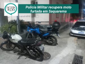 Leia mais sobre o artigo Polícia Militar recupera moto furtada em Saquarema