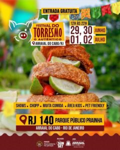 Leia mais sobre o artigo Arraial do Cabo vai receber em junho o autêntico Festival do Torresmo