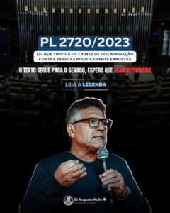 Leia mais sobre o artigo Empresário Zé Augusto Nalin se posiciona contra o polêmico PL que blinda Políticos