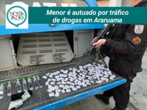 Leia mais sobre o artigo Menor é autuado por tráfico de drogas em Araruama