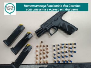 Leia mais sobre o artigo Homem ameaça funcionário dos Correios com uma arma e é preso em Araruama