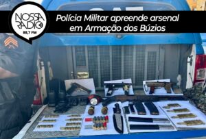 Leia mais sobre o artigo Polícia Militar apreende arsenal em Armação dos Búzios