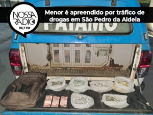 Leia mais sobre o artigo Menor é apreendido por tráfico de drogas em São Pedro da Aldeia