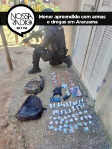 Leia mais sobre o artigo Menor apreendido com armas e drogas em Araruama