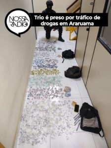 Leia mais sobre o artigo Trio é preso por tráfico de drogas em Araruama