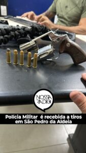 Leia mais sobre o artigo Polícia Militar  é recebida a tiros em São Pedro da Aldeia