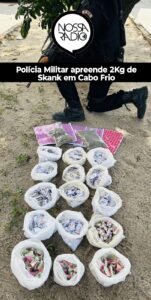 Leia mais sobre o artigo Polícia Militar apreende 2Kg de Skank em Cabo Frio