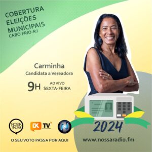 Leia mais sobre o artigo Carminha, protetora dos animais,  é a entrevistada desta sexta na Cobertura das Eleições Municipais da Nossa Rádio FM